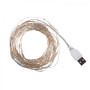 Гірлянда YES! Fun Нитка на мідному дроті 100 LED Різнокольорова 10 м Статична USB (975037) Гірлянда YES! Fun Нитка на мідному дроті 100 LED Різнокольорова 10 м Статична USB (975037)
