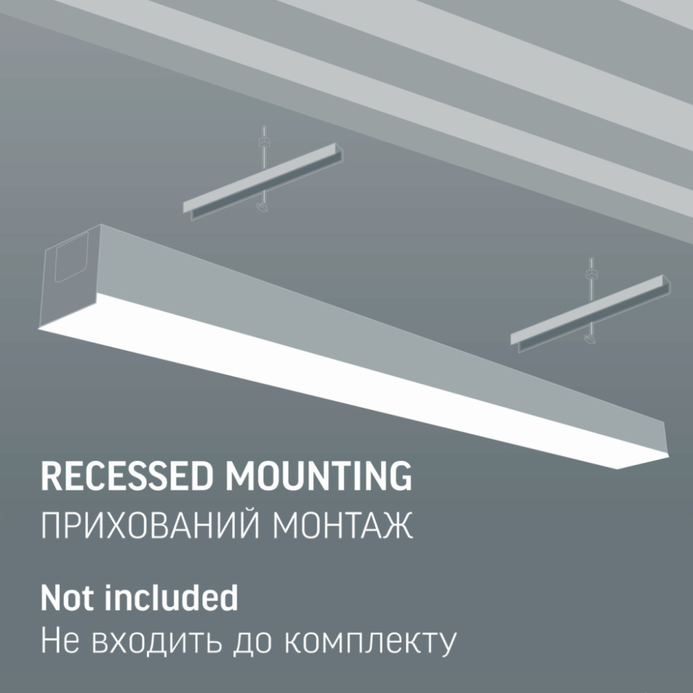 Світильник Videx LED BN03 30W 0.6М 5000K 220V (VL-BN03-30065B)