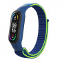 Ремінець до фітнес браслета Armorstandart нейлоновий для Xiaomi Mi Band 7/6/5/4 Blue/Green (ARM67844) Ремінець до фітнес браслета Armorstandart нейлоновий для Xiaomi Mi Band 7/6/5/4 Blue/Green (ARM67844)