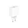 Зарядний пристрій Gembird USB-A + Type-C (PD20W + QC3.0 18W) white (TA-UC-PDQC20-01-W) Зарядний пристрій Gembird USB-A + Type-C (PD20W + QC3.0 18W) white (TA-UC-PDQC20-01-W)