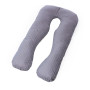 Подушка MirSon для вагітних і відпочинку Satin Stripe №8027 U-подібна Light Gray (2200006178651) Подушка MirSon для вагітних і відпочинку Satin Stripe №8027 U-подібна Light Gray (2200006178651)
