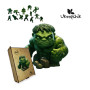 Пазл Ukropchik дерев'яний Супергерой Халк size - M в коробці з набором-рамкою (Hulk Superhero A4) Пазл Ukropchik дерев'яний Супергерой Халк size - M в коробці з набором-рамкою (Hulk Superhero A4)