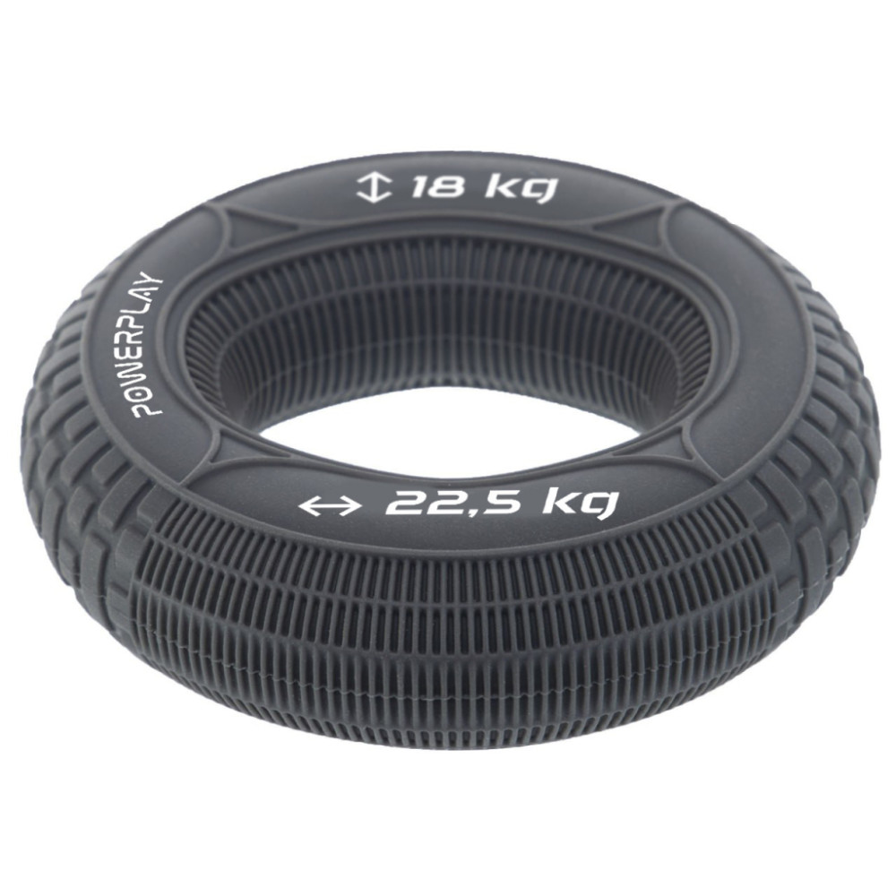 Еспандер PowerPlay PP-4330 Hand Grip Loops Medium 18-22,5 кг Сірий (PP_4330_Grey_(18-22.5kg))