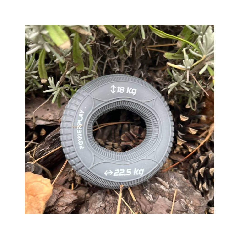 Еспандер PowerPlay PP-4330 Hand Grip Loops Medium 18-22,5 кг Сірий (PP_4330_Grey_(18-22.5kg))