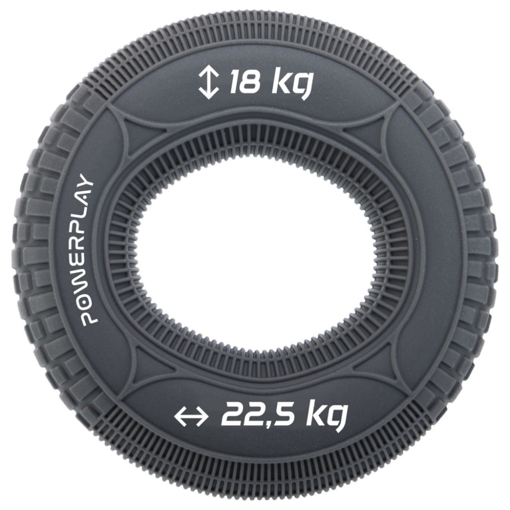 Еспандер PowerPlay PP-4330 Hand Grip Loops Medium 18-22,5 кг Сірий (PP_4330_Grey_(18-22.5kg))
