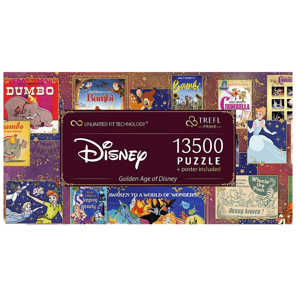 Пазл Trefl UFT Mickey&friends Золотий вік Disney 13500 елементів (5900511810264)