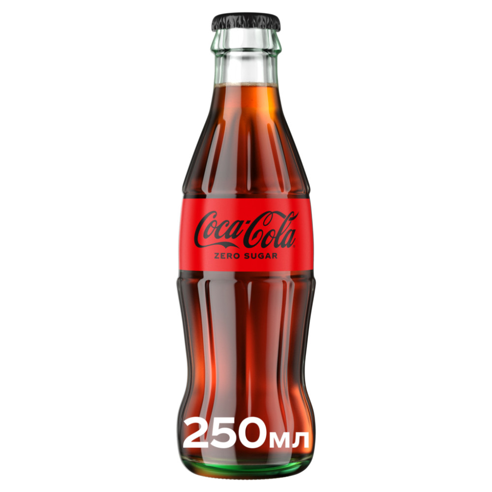 Напій Coca-Cola Zero Безалкогольний сильногазований Без цукру 250 мл (90338120)