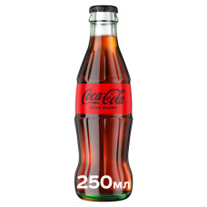Напій Coca-Cola Zero Безалкогольний сильногазований Без цукру 250 мл (90338120)