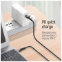 Дата кабель USB-C to USB-C 1.0m PD Fast Charging 65W 3А grey ColorWay (CW-CBPDCC040-GR) Дата кабель USB-C to USB-C 1.0m PD Fast Charging 65W 3А grey ColorWay (CW-CBPDCC040-GR)