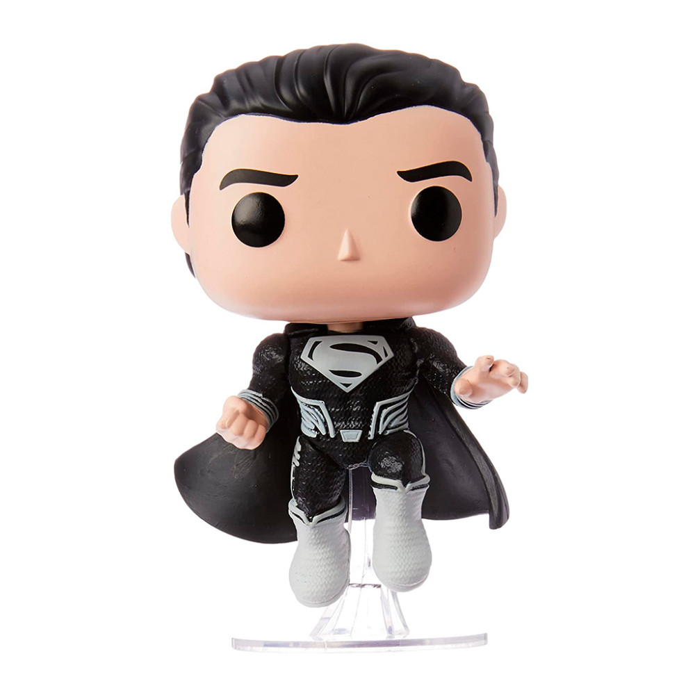 Фігурка для геймерів Funko Pop серії Ліга Справедливості – Супермен (чорний костюм) (56801)