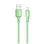 Дата кабель USB 2.0 AM to Lightning 1.0m soft silicone green ColorWay (CW-CBUL042-GR) Дата кабель USB 2.0 AM to Lightning 1.0m soft silicone green ColorWay (CW-CBUL042-GR)