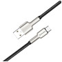Дата кабель USB 2.0 AM to USB-C 1.0m head metal black ColorWay (CW-CBUC046-BK) Дата кабель USB 2.0 AM to USB-C 1.0m head metal black ColorWay (CW-CBUC046-BK)
