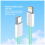 Дата кабель USB-C to Lightning 1.0m 27W green ColorWay (CW-CBPDCL061-G) Дата кабель USB-C to Lightning 1.0m 27W green ColorWay (CW-CBPDCL061-G)