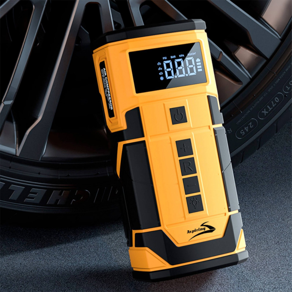 Пуско зарядний пристрій Aspiring Jump 3 8000mAh Power bank 3-in-1 with inflator, compressor, car charging (JM8000PIWC)