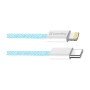 Дата кабель USB-C to Lightning 1.0m 27W blue ColorWay (CW-CBPDCL061-BL) Дата кабель USB-C to Lightning 1.0m 27W blue ColorWay (CW-CBPDCL061-BL)