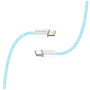Дата кабель USB-C to Lightning 1.0m 27W blue ColorWay (CW-CBPDCL061-BL) Дата кабель USB-C to Lightning 1.0m 27W blue ColorWay (CW-CBPDCL061-BL)