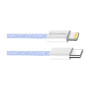 Дата кабель USB-C to Lightning 1.0m 27W purple ColorWay (CW-CBPDCL061-PU) Дата кабель USB-C to Lightning 1.0m 27W purple ColorWay (CW-CBPDCL061-PU)