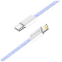 Дата кабель USB-C to Lightning 1.0m 27W purple ColorWay (CW-CBPDCL061-PU) Дата кабель USB-C to Lightning 1.0m 27W purple ColorWay (CW-CBPDCL061-PU)
