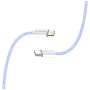 Дата кабель USB-C to Lightning 1.0m 27W purple ColorWay (CW-CBPDCL061-PU) Дата кабель USB-C to Lightning 1.0m 27W purple ColorWay (CW-CBPDCL061-PU)