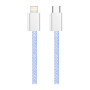 Дата кабель USB-C to Lightning 1.0m 27W purple ColorWay (CW-CBPDCL061-PU) Дата кабель USB-C to Lightning 1.0m 27W purple ColorWay (CW-CBPDCL061-PU)