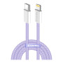Дата кабель USB-C to Lightning 1.0m 27W purple ColorWay (CW-CBPDCL061-PU) Дата кабель USB-C to Lightning 1.0m 27W purple ColorWay (CW-CBPDCL061-PU)