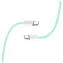 Дата кабель USB-C to USB-C 1.0m 60W 3.0А green ColorWay (CW-CBPDCC061-G) Дата кабель USB-C to USB-C 1.0m 60W 3.0А green ColorWay (CW-CBPDCC061-G)