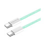 Дата кабель USB-C to USB-C 1.0m 60W 3.0А green ColorWay (CW-CBPDCC061-G) Дата кабель USB-C to USB-C 1.0m 60W 3.0А green ColorWay (CW-CBPDCC061-G)