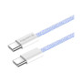 Дата кабель USB-C to USB-C 1.0m 60W 3.0А purple ColorWay (CW-CBPDCC061-PU) Дата кабель USB-C to USB-C 1.0m 60W 3.0А purple ColorWay (CW-CBPDCC061-PU)