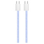 Дата кабель USB-C to USB-C 1.0m 60W 3.0А purple ColorWay (CW-CBPDCC061-PU) Дата кабель USB-C to USB-C 1.0m 60W 3.0А purple ColorWay (CW-CBPDCC061-PU)