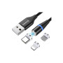 Дата кабель USB 2.0 AM to Lightning + Micro 5P + USB-C 1.0m Magnetic ColorWay (CW-CBUU038-BK) Дата кабель USB 2.0 AM to Lightning + Micro 5P + USB-C 1.0m Magnetic ColorWay (CW-CBUU038-BK)