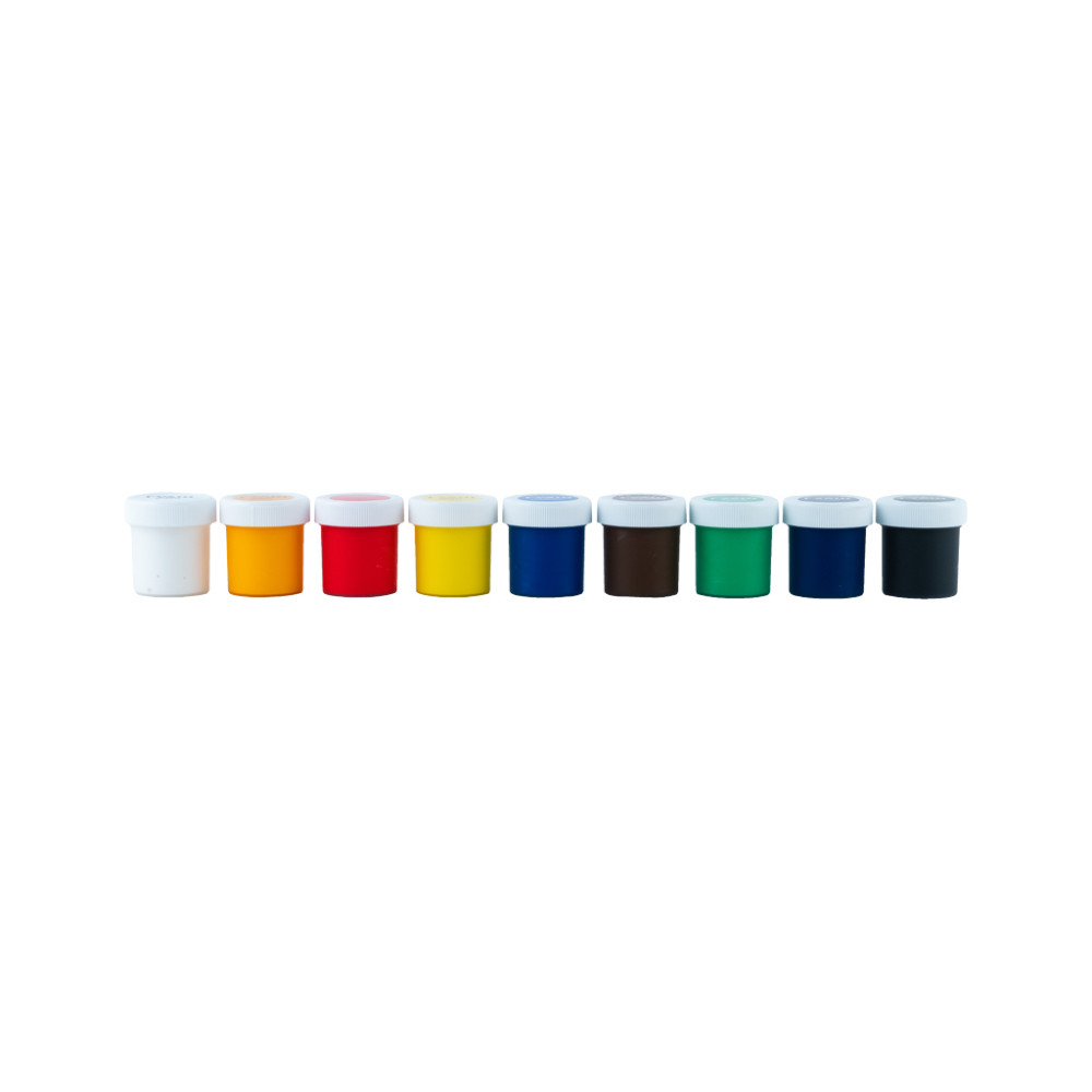 Гуашеві фарби Kite Classic 9 кольорів х 20 мл (K-072)