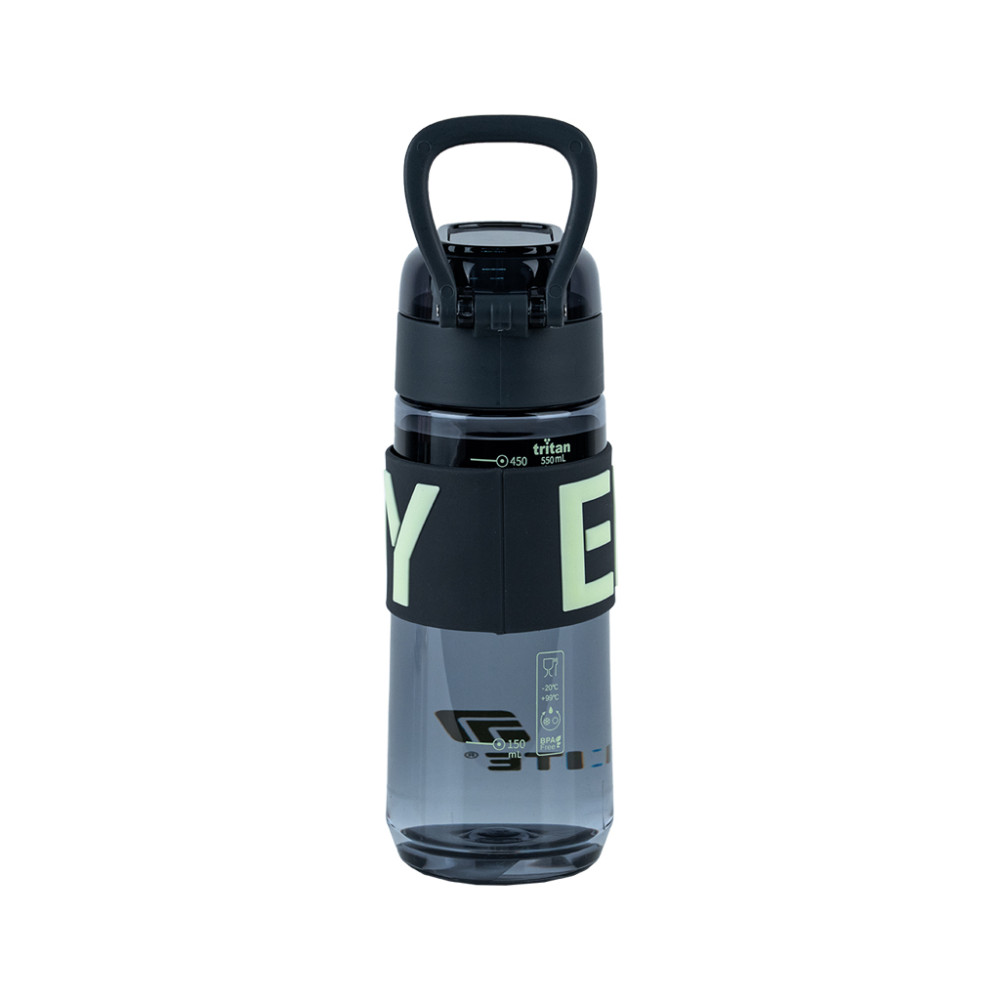 Пляшка для води Kite 550 мл сіра (K25-1232-1)