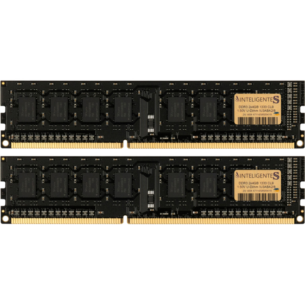 Модуль пам'яті для комп'ютера DDR3 8GB (2x4GB) 1333 MHz INTELIGENTES (IU3ABA2/8)