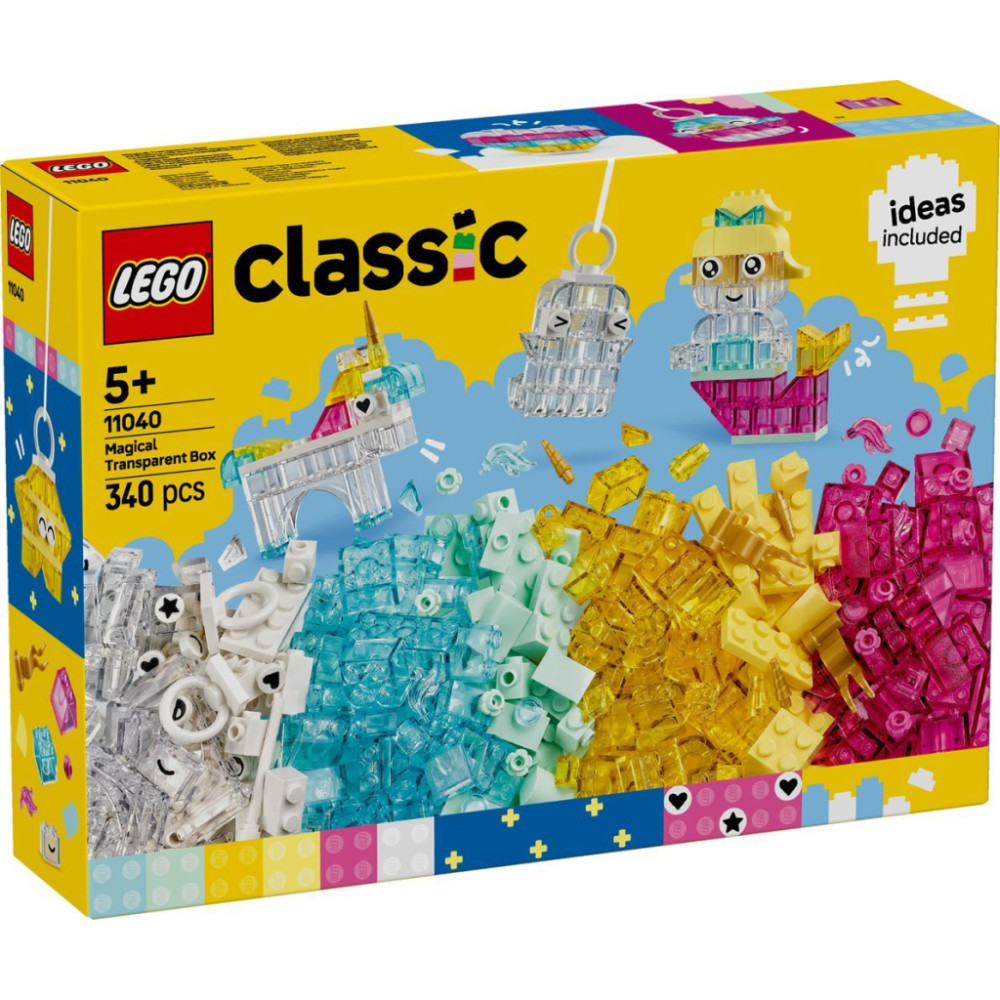 Конструктор LEGO Classic Чарівна прозора коробка (11040)