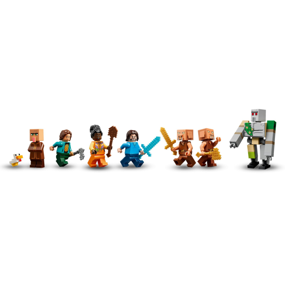 Конструктор LEGO Minecraft Напад на село з повітряною кулею Ґаст (21273)