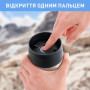 Термокружка Tefal Travel Mug Classic Twist, 360мл, нержавіюча сталь, блакитний (N2024510) Термокружка Tefal Travel Mug Classic Twist, 360мл, нержавіюча сталь, блакитний (N2024510)