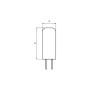 Лампочка Eurolamp G4 (LED-G4-0227(220)) Лампочка Eurolamp G4 (LED-G4-0227(220))