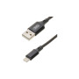 Дата кабель USB 2.0 AM to Lightning 2.0m NB143 Braided Black XO (XO-NB143i2-BK) Дата кабель USB 2.0 AM to Lightning 2.0m NB143 Braided Black XO (XO-NB143i2-BK)