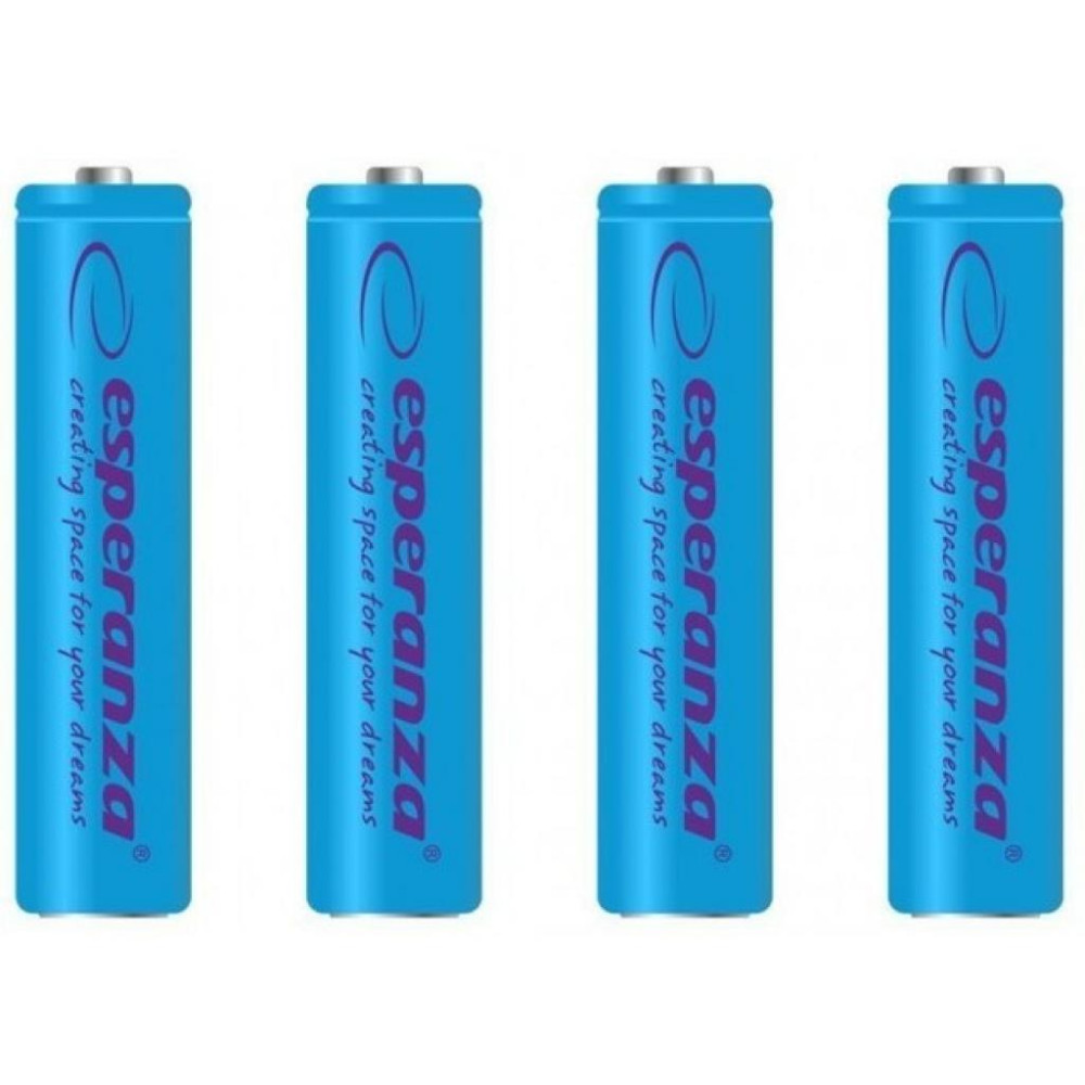 Акумулятор Esperanza AAA 1000mAh Ni-MH * 4 blue (EZA102B)