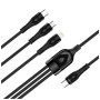 Дата кабель USB 2.0 AM to Lightning + Micro 5P + USB-C 1.2m 3.0A (PD60W data) Black ColorWay (CW-CBPDU3060-BK) Дата кабель USB 2.0 AM to Lightning + Micro 5P + USB-C 1.2m 3.0A (PD60W data) Black ColorWay (CW-CBPDU3060-BK)