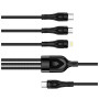Дата кабель USB 2.0 AM to Lightning + Micro 5P + USB-C 1.2m 3.0A (PD60W data) Black ColorWay (CW-CBPDU3060-BK) Дата кабель USB 2.0 AM to Lightning + Micro 5P + USB-C 1.2m 3.0A (PD60W data) Black ColorWay (CW-CBPDU3060-BK)