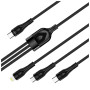 Дата кабель USB 2.0 AM to Lightning + Micro 5P + USB-C 1.2m 3.0A (PD60W data) Black ColorWay (CW-CBPDU3060-BK) Дата кабель USB 2.0 AM to Lightning + Micro 5P + USB-C 1.2m 3.0A (PD60W data) Black ColorWay (CW-CBPDU3060-BK)