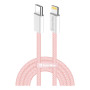 Дата кабель USB-C to Lightning 1.0m 27W pink ColorWay (CW-CBPDCL061-P) Дата кабель USB-C to Lightning 1.0m 27W pink ColorWay (CW-CBPDCL061-P)