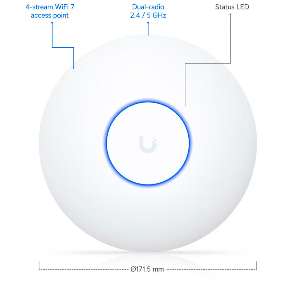 Точка доступу Wi-Fi Ubiquiti UniFi U7 Lite (U7-Lite)