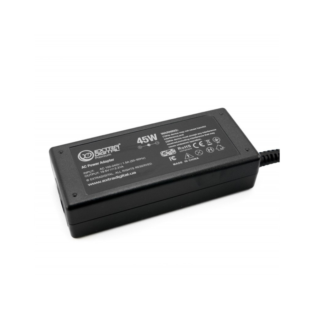 Блок живлення до ноутбуку Extradigital HP 19.5V, 2.31A, 45W (4.5x3.0) (PSH3862)