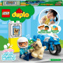 Конструктор LEGO DUPLO Town Поліцейський мотоцикл 5 деталей (10967) Конструктор LEGO DUPLO Town Поліцейський мотоцикл 5 деталей (10967)