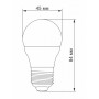 Лампочка Videx G45e 7W E27 4100K 220V (VL-G45e-07274) Лампочка Videx G45e 7W E27 4100K 220V (VL-G45e-07274)