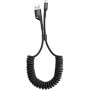 Дата кабель USB 2.0 AM to Lightning 1.0m Fish eye Spring 2A black Baseus (CALSR-01) Дата кабель USB 2.0 AM to Lightning 1.0m Fish eye Spring 2A black Baseus (CALSR-01)