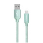 Дата кабель USB 2.0 AM to USB-C 2.0m mint ColorWay (CW-CBUC008-MT) Дата кабель USB 2.0 AM to USB-C 2.0m mint ColorWay (CW-CBUC008-MT)
