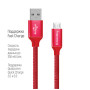 Дата кабель USB 2.0 AM to Micro 5P 2.0m red ColorWay (CW-CBUM009-RD) Дата кабель USB 2.0 AM to Micro 5P 2.0m red ColorWay (CW-CBUM009-RD)